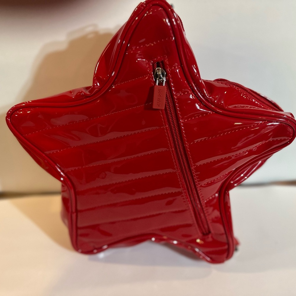Glossy Red Star Backpack
